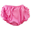 AnnLoren Baby & Toddler Girls Pink Knit Ruffled Butt Bloomer Diaper Cover