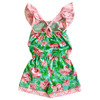 Girls Jumpsuit Shabby Chic Floral Spring Summer Romper