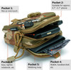 Tactical MOLLE Military Pouch & Waist Bag for Hiking & Outdoor Activities