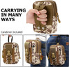 Tactical MOLLE Military Pouch & Waist Bag for Hiking & Outdoor Activities