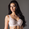 Full Figure Unlined Bra Rosme Galla Blush