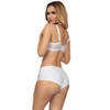 Sheer Mesh Boyshort Panty Coco White