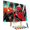 Halloween Deadpool Paint By Numbers Painting Kit