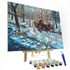 School Field Trip Paint By Number Painting Set