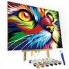 Colorful Cat Paint By Numbers Painting Kit
