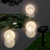 3/6x Solar Bowl LED Floating Ball Light for Pond Swimming Pool Garden