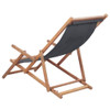 Folding Beach Chair Fabric Wood Frame Outdoor Seat Lounge Multi Colors
