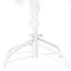 Artificial Christmas Tree with Stand White PE Holiday Decor Multi Sizes