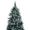 Artificial Christmas Tree with Pine Cones and White Snow Multi Sizes