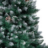 Artificial Christmas Tree with Pine Cones and White Snow Multi Sizes
