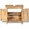 Bathroom Vanity Cabinet with Mirror Solid Mango Wood