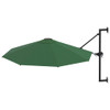 vidaXL Wall Mounted Outdoor Umbrella Parasol Patio Sunshade Garden Sun Shelter