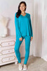 Basic Bae Full Size V-Neck Soft Rayon Long Sleeve Top and Pants Lounge Set