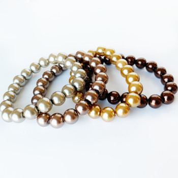 Pearl Bracelets -Set of 4