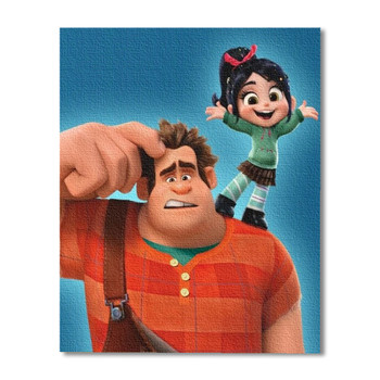 Ralph And Vanellope Paint By Number Painting Set