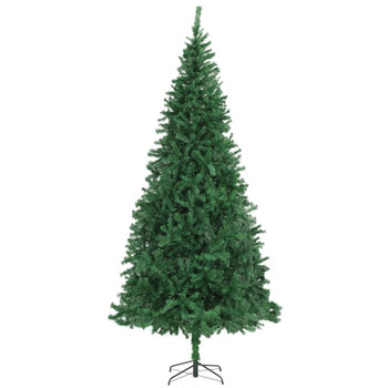 Artificial Christmas Tree Holiday Decoration Green/White Multi Sizes