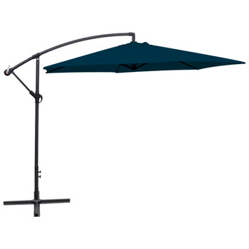 vidaXL Cantilever Umbrella 118.1" 3 Colors UV Cover Parasol Garden Protector