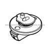 127282-0 - SPEED CHANGE LEVER ASSY - XTU02 - Makita - Image 2