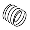 234287-4 - COMPRESSION SPRING 34 - HR4013C - Makita - Image 2 