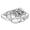 123557-5 - CYLINDER HEAD ASSY - EB7660 - Makita - Image 2