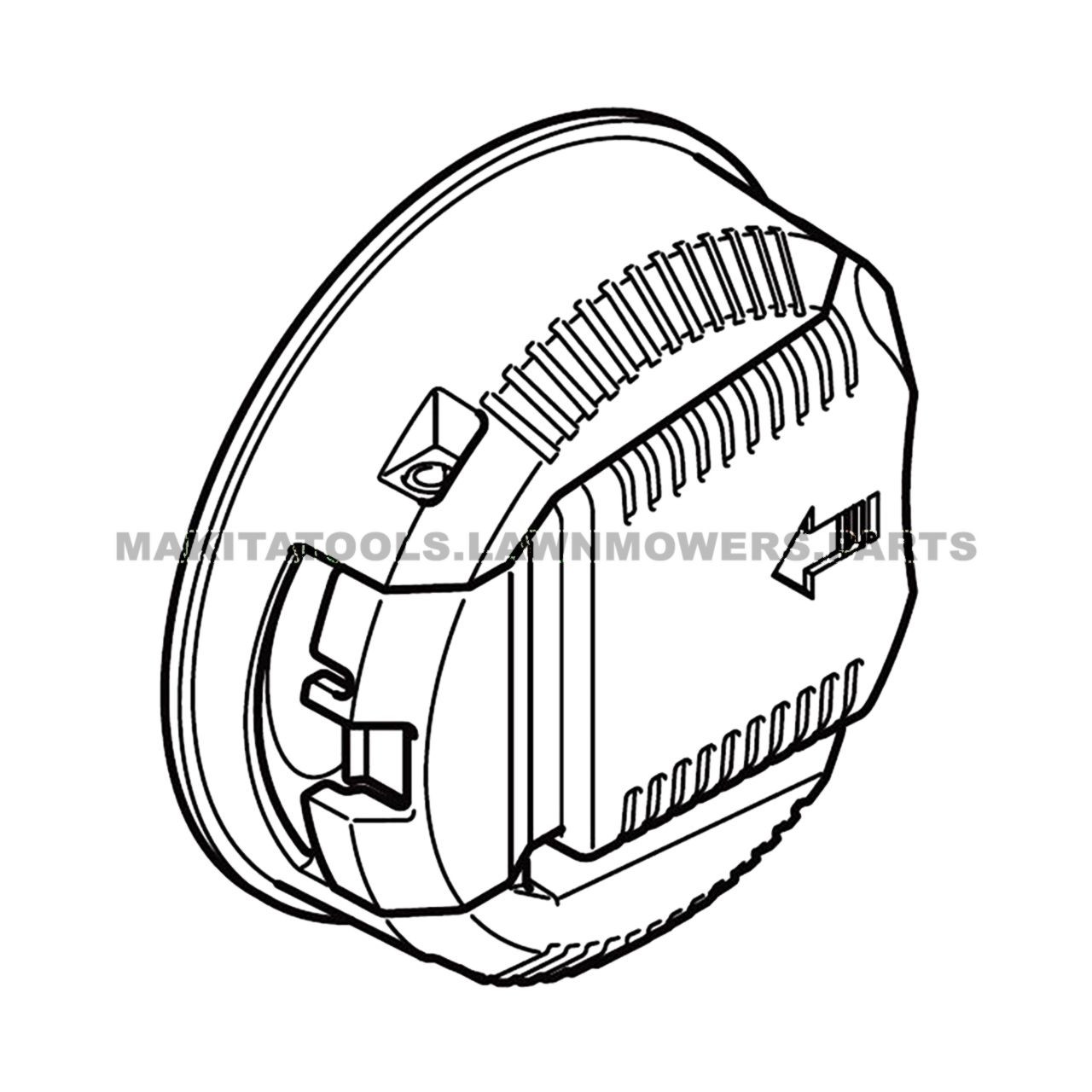 Makita 142235-8 NUT COMPLETE - Genuine Part