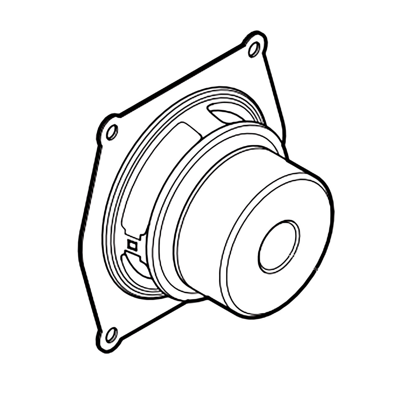 SE00000438 SPEAKER LEFT XRM04B Makita Original Part Power