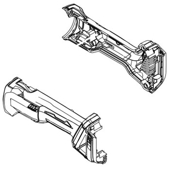 187997-1 - MOTOR HOUSING SET XCS02 - Makita Original Part