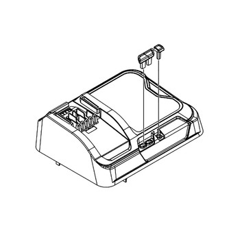 143280-6 - CHARGER CASE COMPLETE DC10SB - Makita Original Part