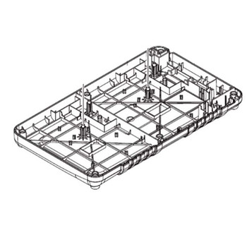 455398-4 - CHARGER CASE COVER DC18RD - Makita Original Part