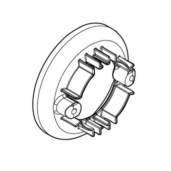 457618-2 - BAFFLE PLATE XAG12 - Makita Original Part