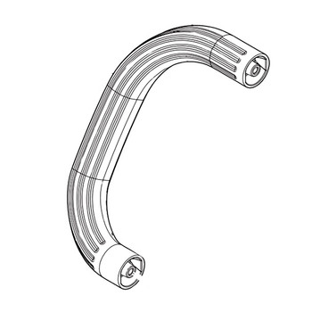 458490-5 - SIDE HANDLE XCU06 - Makita Original Part
