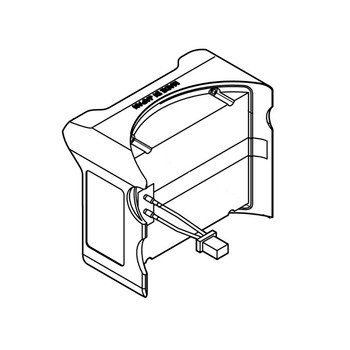 TK02180008 - BATTERY HOLDER COMPLETE SK209GDZ - Makita Original Part