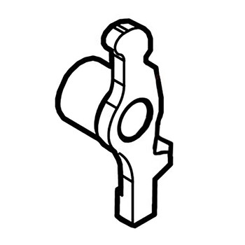 140W48-9 - LEVER COMPLETE HM1512 - Makita Original Part