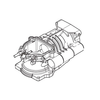 140Y06-7 - Crank Housing Cpl. Gmh02 - Makita Original Part - Image 1