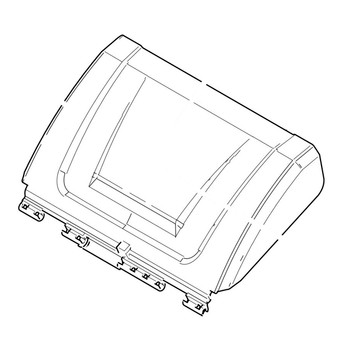 141J56-5 - REAR FLAP COMPLETE XML10 - Makita Original Part