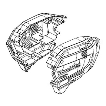 183S13-1 - HOUSING SET GUX01 - Makita Original Part