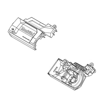 183V14-7 - MOTOR HOUSING SET GBP01 - Makita Original Part