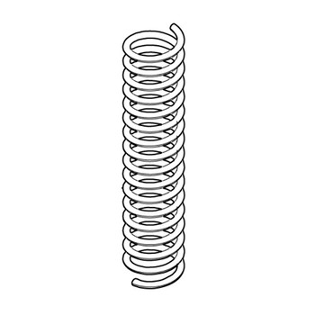 232741-2 - COMPRESSION SPRING 17 GTP01 - Makita Original Part