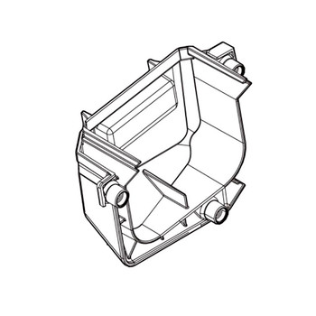 412344-0 - BATTERY LOWER COVER LEFT XEC01 - Makita Original Part