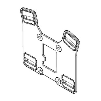 412766-4 - BACK PLATE PDC1200 - Makita Original Part