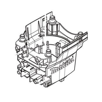413266-7 - MOTOR HOUSING GMH02 - Makita Original Part
