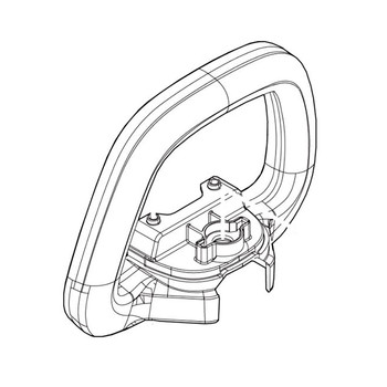 413791-8 - FRONT GRIP E GHU02 - Makita Original Part