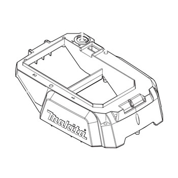 459847-3 - COWLING UPPER XML07 - Makita Original Part