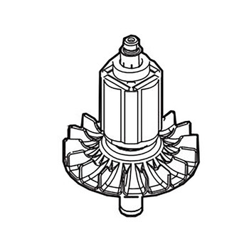 519567-2 - ROTOR ASSEMBLY XLS01 - Makita Original Part
