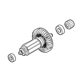 519647-4 - ROTOR ASSEMBLY GUX01 - Makita Original Part