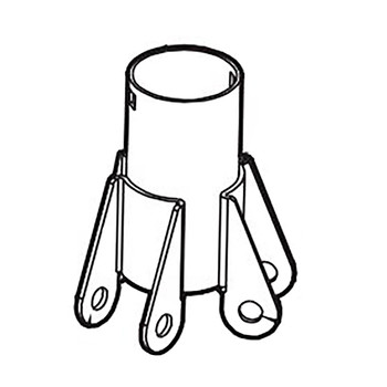 GM00002100 - BOTTOM CONNECTOR ASSEMBLY TRIPOD GM00002073 - Makita Original Part