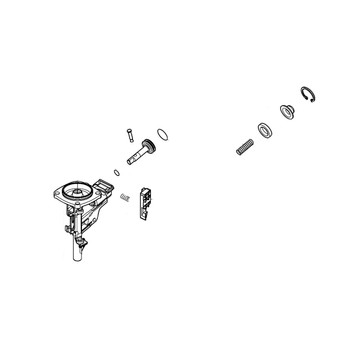 HY00001073 - DRIVER GUIDE ASSEMBLY AN613 - Makita Original Part