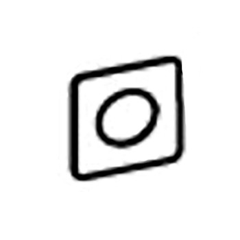 TD00000079 - SQUARE WASHER DML813 - Makita Original Part