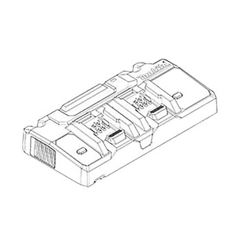 140Y57-0 - CHARGER CASE COMPLETE DC40RB - Makita Original Part