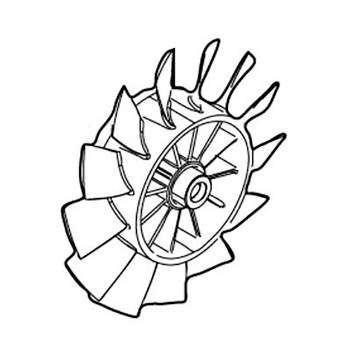 240237-9 - FAN 110 CBU02 - Makita Original Part